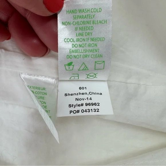 Lilly Pulitzer Valli Shift Dress White Gold Embellished Size 12 Cocktail Resort - Picture 13 of 14